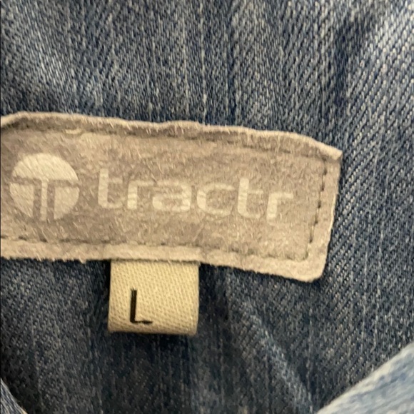 Tractr Girls Button Down Shirt - Picture 2 of 5